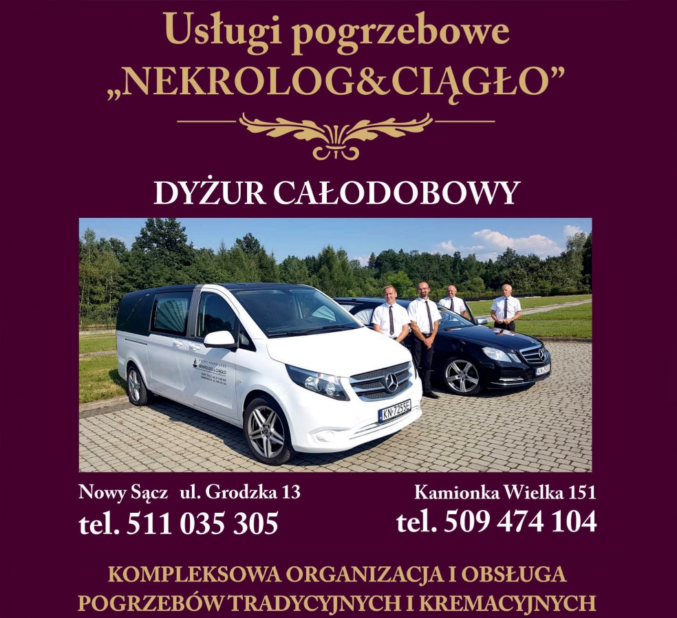 Kompleksowe Usługi Pogrzebowe "Nekrolog & Ciągło"Ewelina Kruczek - kremacje NOWY SĄCZ kremacje NOWY SĄCZ